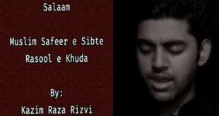 Muslim Safeer e Sibte - Kazim Raza Rizvi